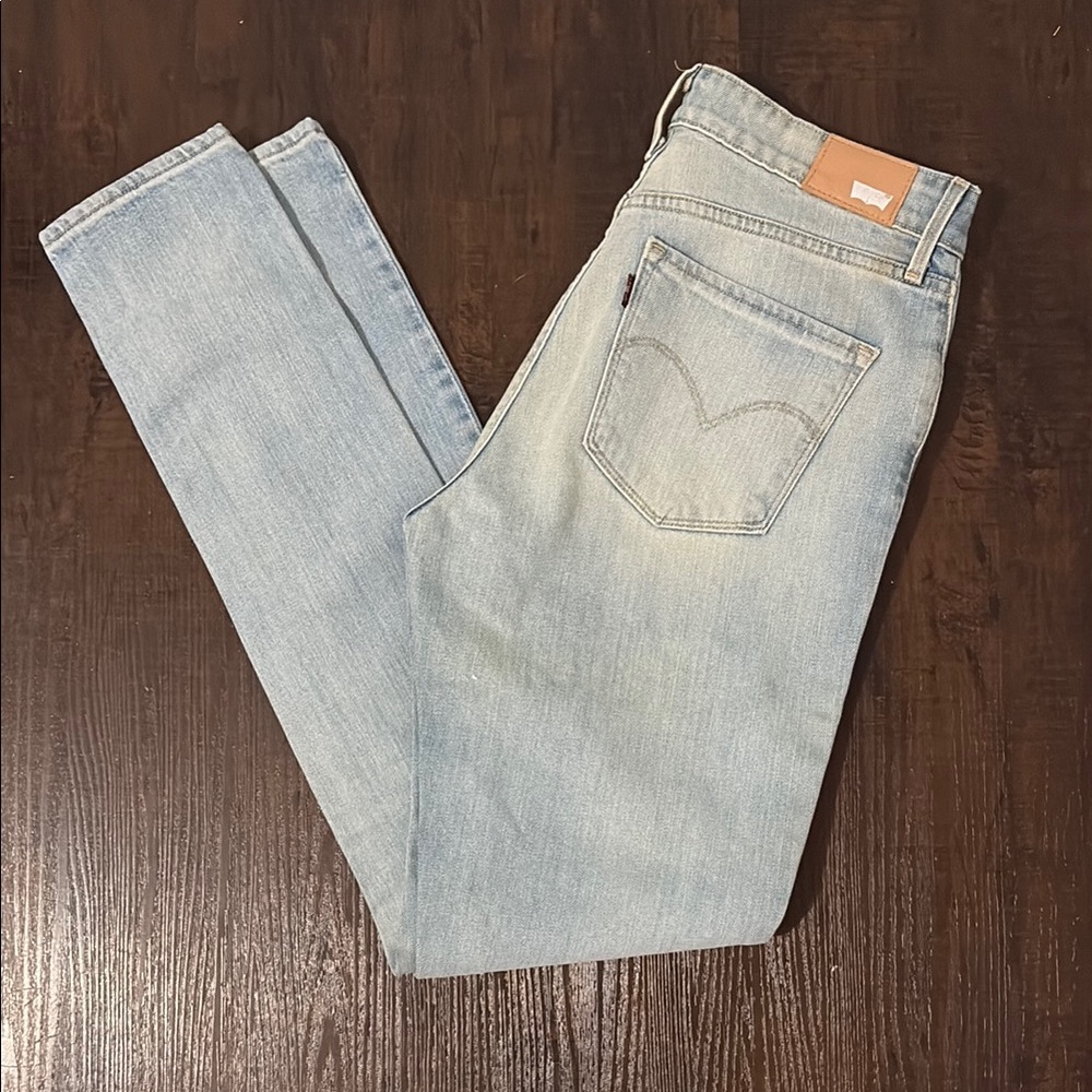 Levi's Blue Straight Leg Jeans Classic Design
